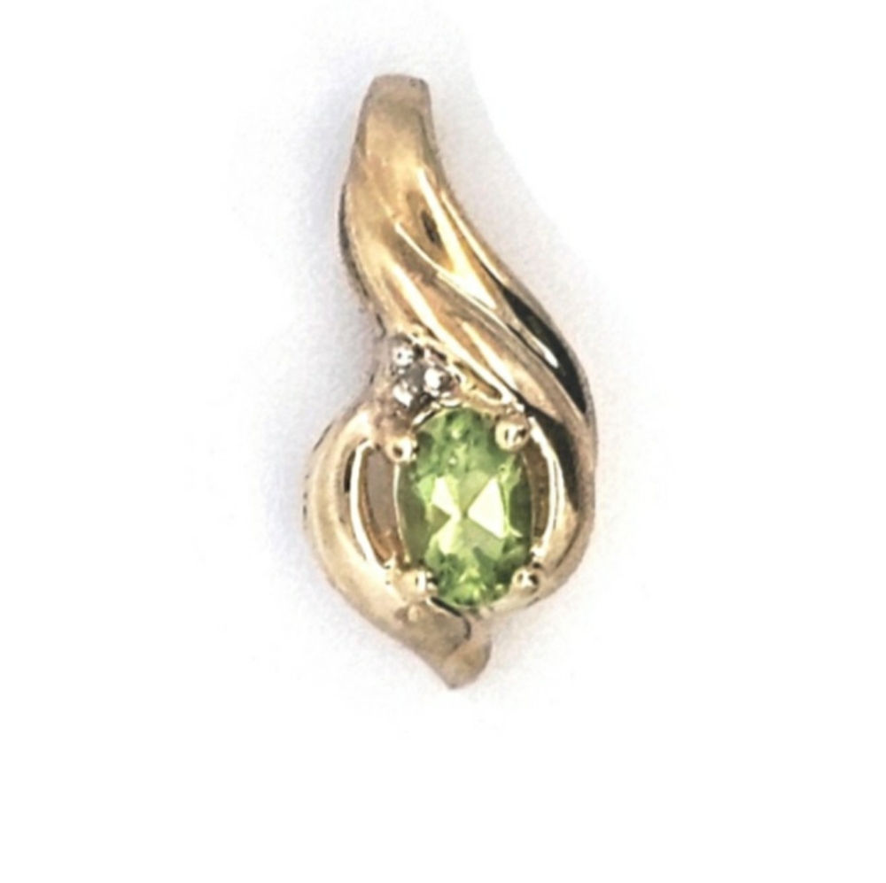 VTG 10k Peridot Pendant
